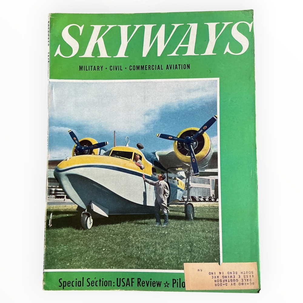 Skyways Magazine November 1948 Grumman Mallard USAF Review Naval Aviation